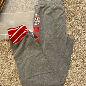 Wisinconsin badgers joggers from Pink